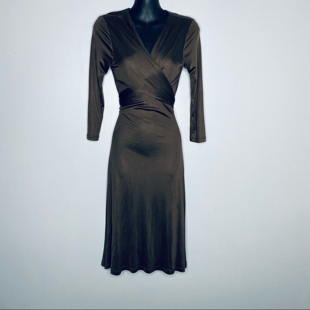 NWT Karanina Silk Wrap Dress
